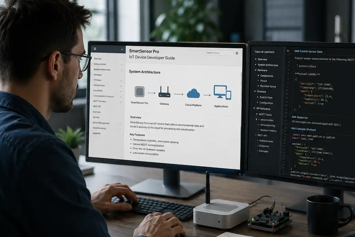 Software Documentation for Connected Products
